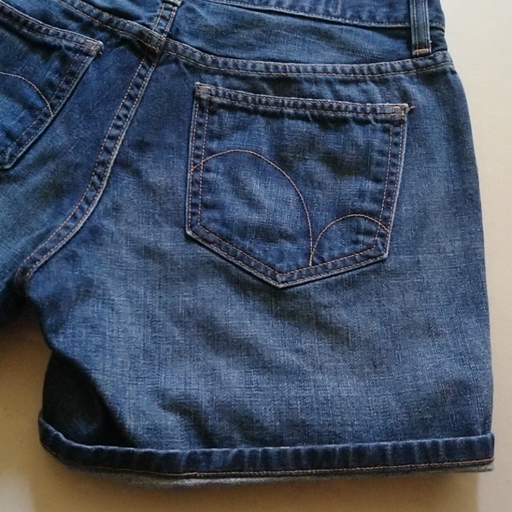 Red Engine Jean Shorts - Picture 15 of 15